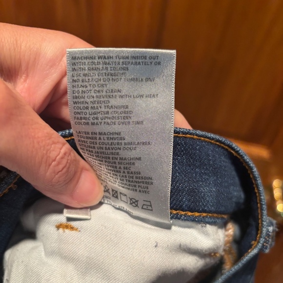 L'AGENCE Rachel High Rise Slim Jeans in Diamond Destruct Size 29 - Picture 7 of 7